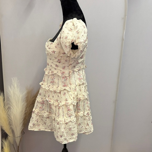 Altar’d State Floral Cream Dress - Picture 3 of 5